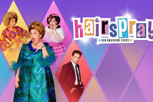 producenten Ruud de Graaf en Hans Cornelissen de complete cast van Hairspray aan de pers voorgesteld.