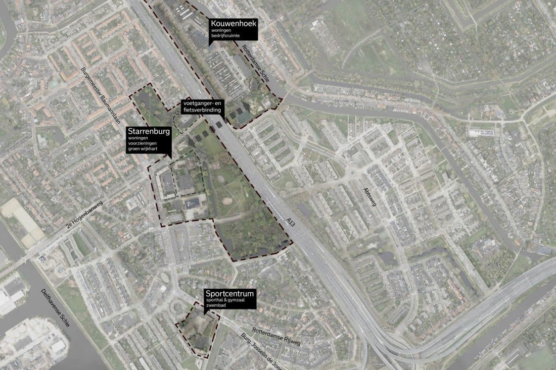 Nieuw sportcentrum, 450 woningen en groen wijkhart voor Overschie