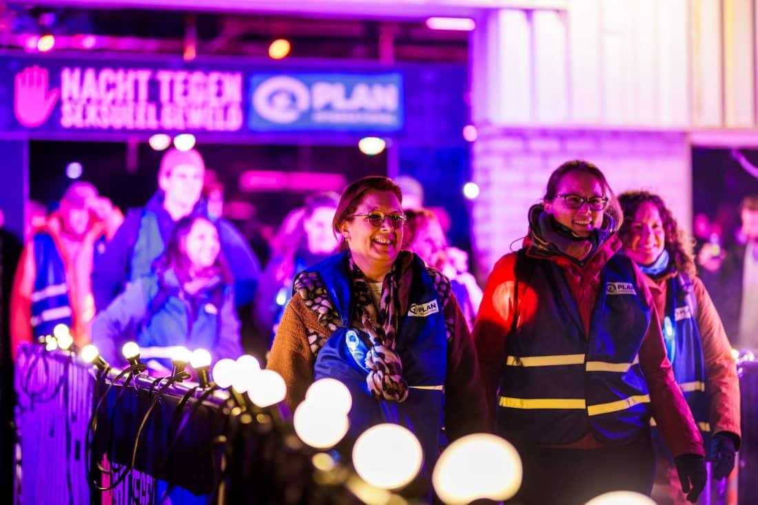 Coenradie en Schouten trappen Nacht Tegen Seksueel Geweld samen met Plan International af