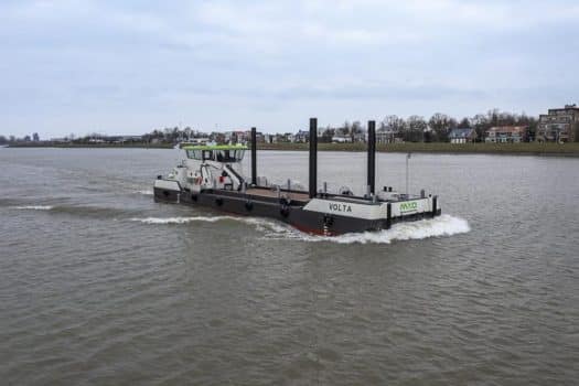 Groeneveldt presenteerde emissieloos werkschip Volta tijdens Baggerfestival