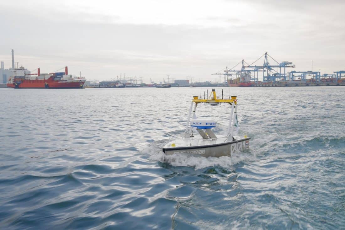 Primeur met onbemand varen op Maasvlakte 2: proef met onbemand meetvaartuig succesvol afgerond