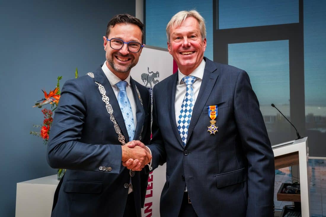 Peter Rietberg benoemd tot Officier in de Orde van Oranje-Nassau