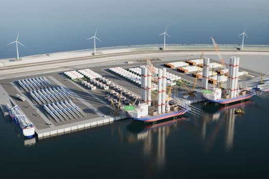 Havenbedrijf Rotterdam ontwikkelt nieuwe terminal voor offshore wind activiteiten