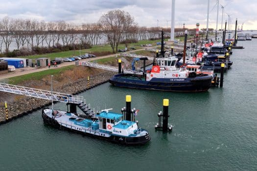 Herinrichting van de Scheurhaven afgerond: moderne walstroomvoorzieningen, nieuwe pontons en verdieping van de haven