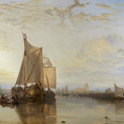 Dort, or Dordrecht: The Dort Packet-Boat from Rotterdam Becalmed